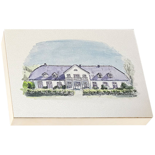 Unique urban sketch of your own house